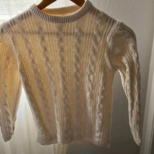 Zara knit sweater boys size 8 ivory
